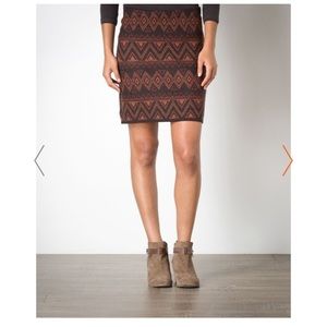 Toad and Co merino boiled wool sweater skirt